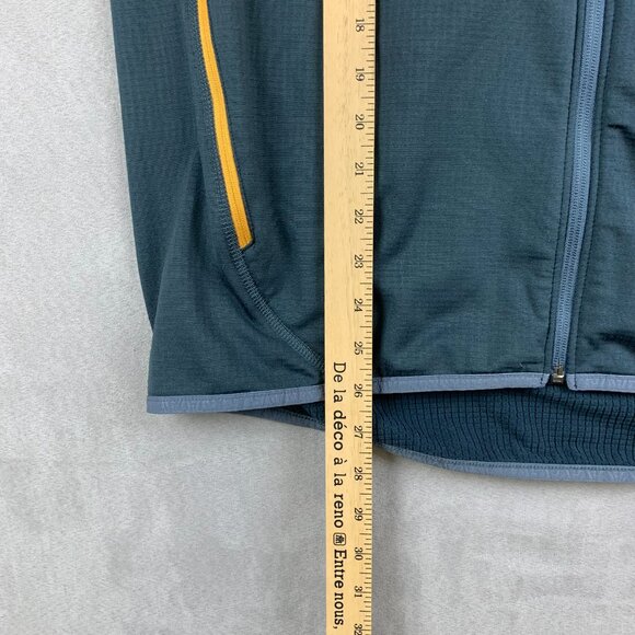 Eddie Bauer First Ascent Mens Jacket Large Gray Full Zip Free Heat Grid Fleece - Picture 7 of 9